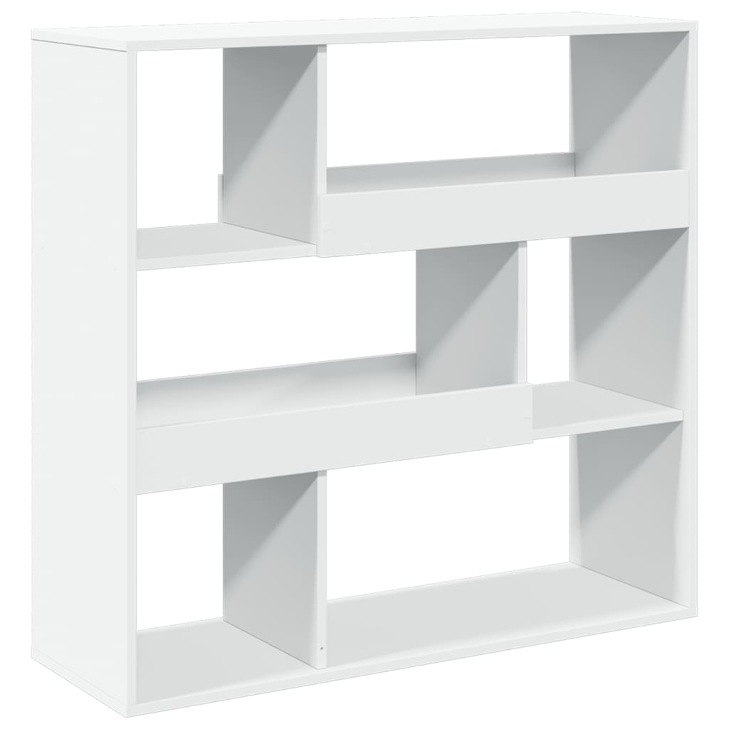 vidaXL Dělící stěna bílá 100 x 33 x 94,5 cm kompozitní dřevo