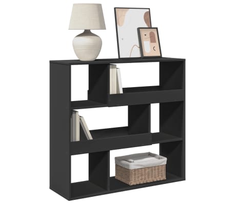 vidaXL Kambario pertvara, juoda, 100x33x94,5cm, apdirbta mediena