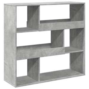 Dělicí stěna betonově šedá 100 x 33 x 94,5 cm kompozitní dřevo - obrázek 2