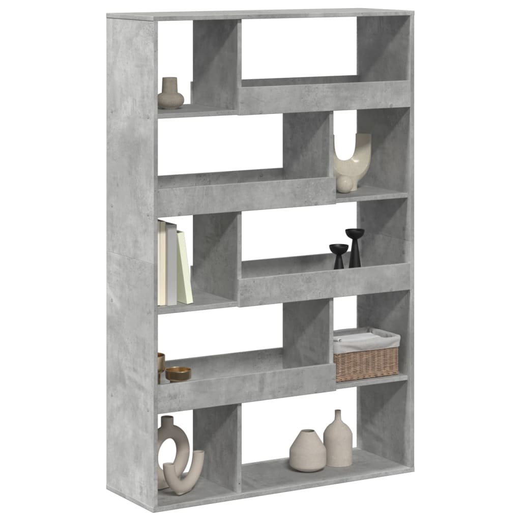 vidaXL betonszürke szerelt fa térelválasztó 100 x 33 x 156,5 cm