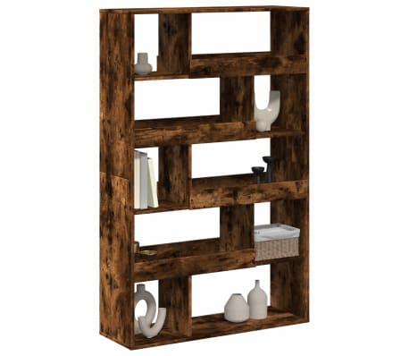 vidaXL Cloison de s&eacute;paration ch&ecirc;ne fum&eacute; bois d'ing&eacute;nierie