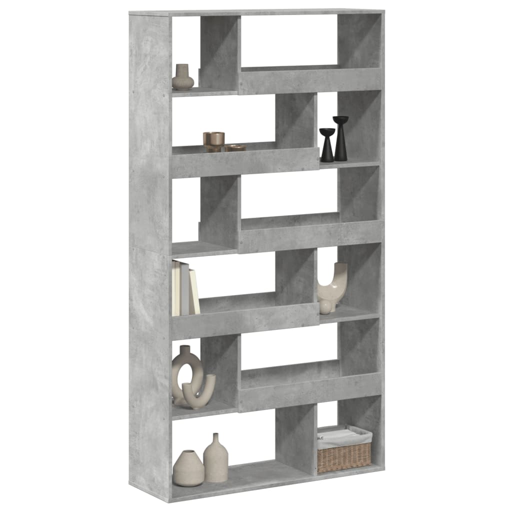 vidaXL Huoneenjakaja betoninharmaa 100x33x187,5 cm tekninen puu