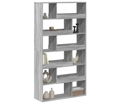 vidaXL Cloison de s&eacute;paration sonoma gris bois d'ing&eacute;nierie