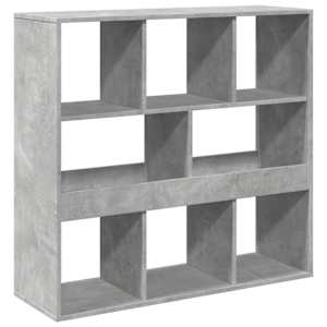 Dělicí stěna betonově šedá 100 x 33 x 94,5 cm kompozitní dřevo - obrázek 2