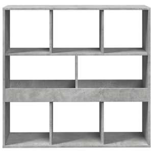 Dělicí stěna betonově šedá 100 x 33 x 94,5 cm kompozitní dřevo - obrázek 4
