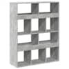 vidaXL ruumijagaja betoonhall 100x33x125,5 cm, tehispuit