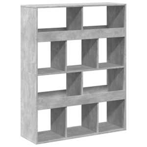vidaXL ruumijagaja betoonhall 100x33x125,5 cm, tehispuit