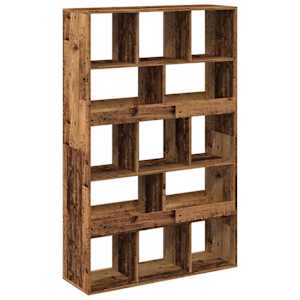 Dělicí stěna old wood 100 x 33 x 156,5 cm kompozitní dřevo - obrázek 6