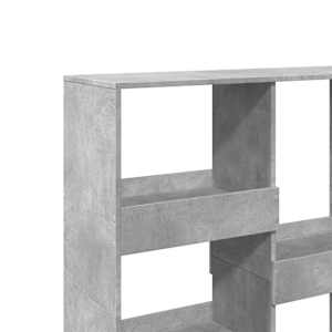 Dělicí stěna betonově šedá 100 x 33 x 115 cm kompozitní dřevo - obrázek 7