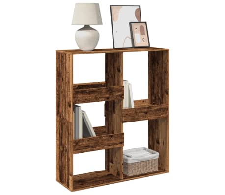vidaXL Raumteiler Altholz-Optik 100x33x115 cm Holzwerkstoff