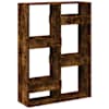 vidaXL ruumijagaja, suitsutatud tamm, Oak100x33x135 cm, tehispuit