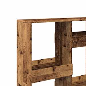 Dělicí stěna old wood 100 x 33 x 135 cm kompozitní dřevo - obrázek 7