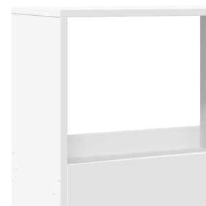 Dělicí stěna bílá 100 x 33 x 155,5 cm kompozitní dřevo - obrázek 7
