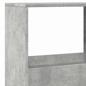Dělicí stěna betonově šedá 100 x 33 x 155,5 cm kompozitní dřevo - obrázek 7