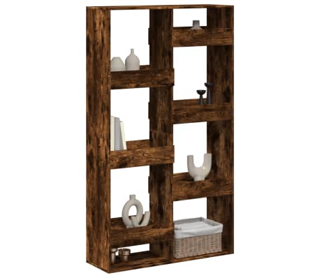 vidaXL Cloison de s&eacute;paration ch&ecirc;ne fum&eacute;100x33x175 cm bois d'ing&eacute;nierie