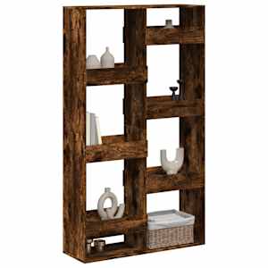 vidaXL Cloison de s&eacute;paration ch&ecirc;ne fum&eacute;100x33x175 cm bois d'ing&eacute;nierie