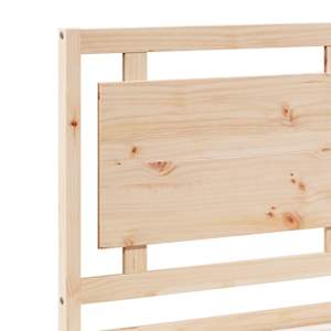 Prodloužený rám postele bez matrace 200 x 210 cm masivní dřevo - obrázek 7