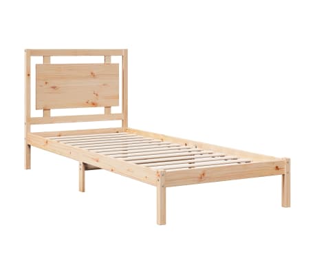 vidaXL Extra Long Bed Frame without Mattress 90x220 cm Solid Wood