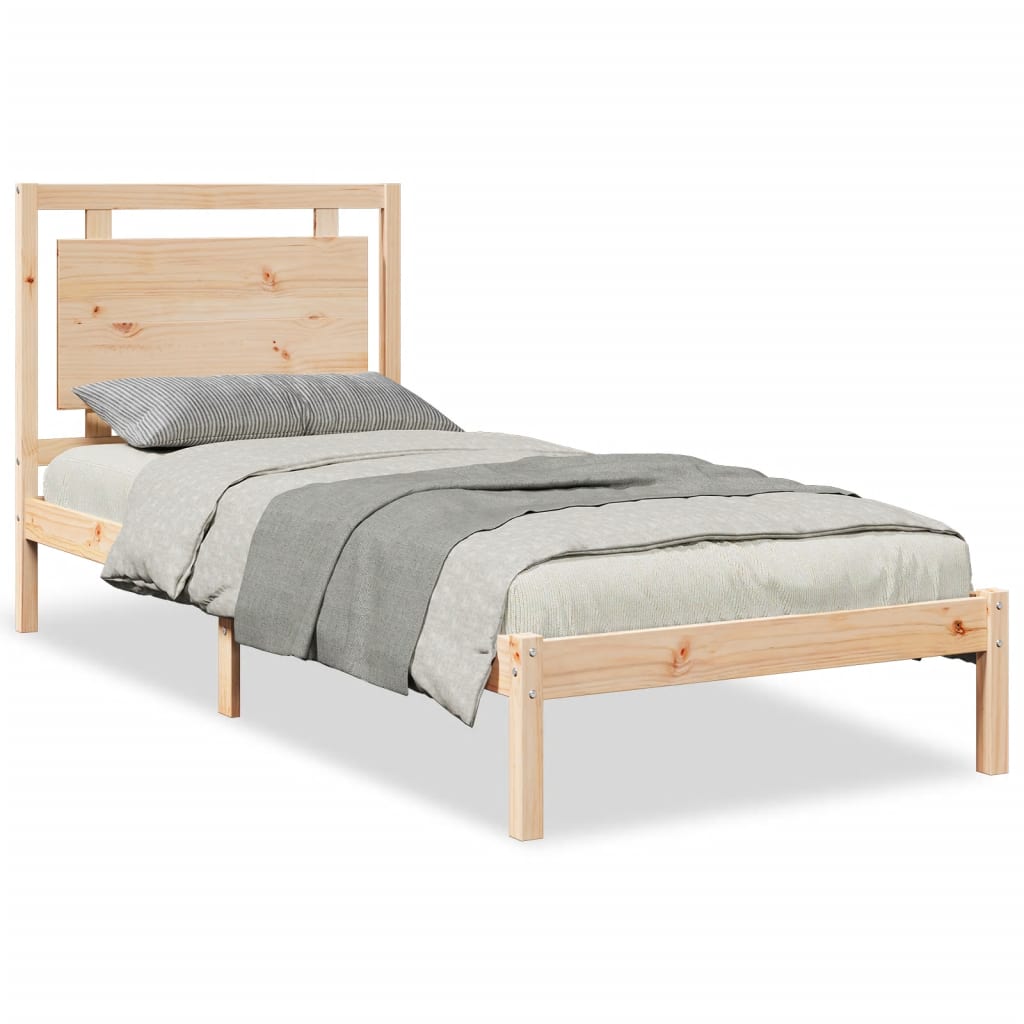vidaXL Prodloužený rám postele bez matrace 100 x 220 cm masivní dřevo