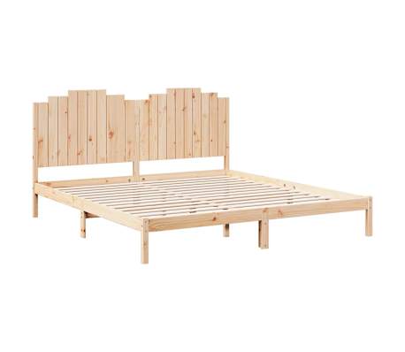 vidaXL Extra dlh&aacute; posteľ bez matraca 200x210 cm mas&iacute;vne drevo