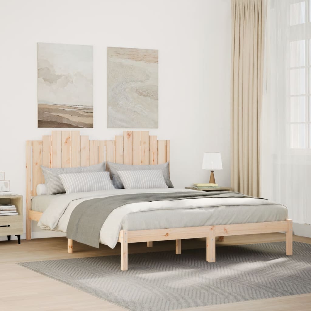 Extra dlhá posteľ bez matraca 140x220 cm masívne drevo 3309229