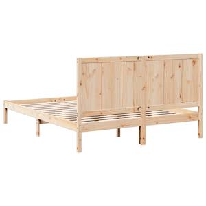 Prodloužený rám postele bez matrace 140 x 210 cm masivní dřevo - obrázek 6