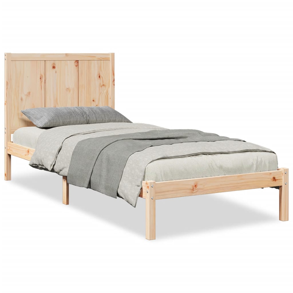 vidaXL Prodloužený rám postele bez matrace 100 x 220 cm masivní dřevo