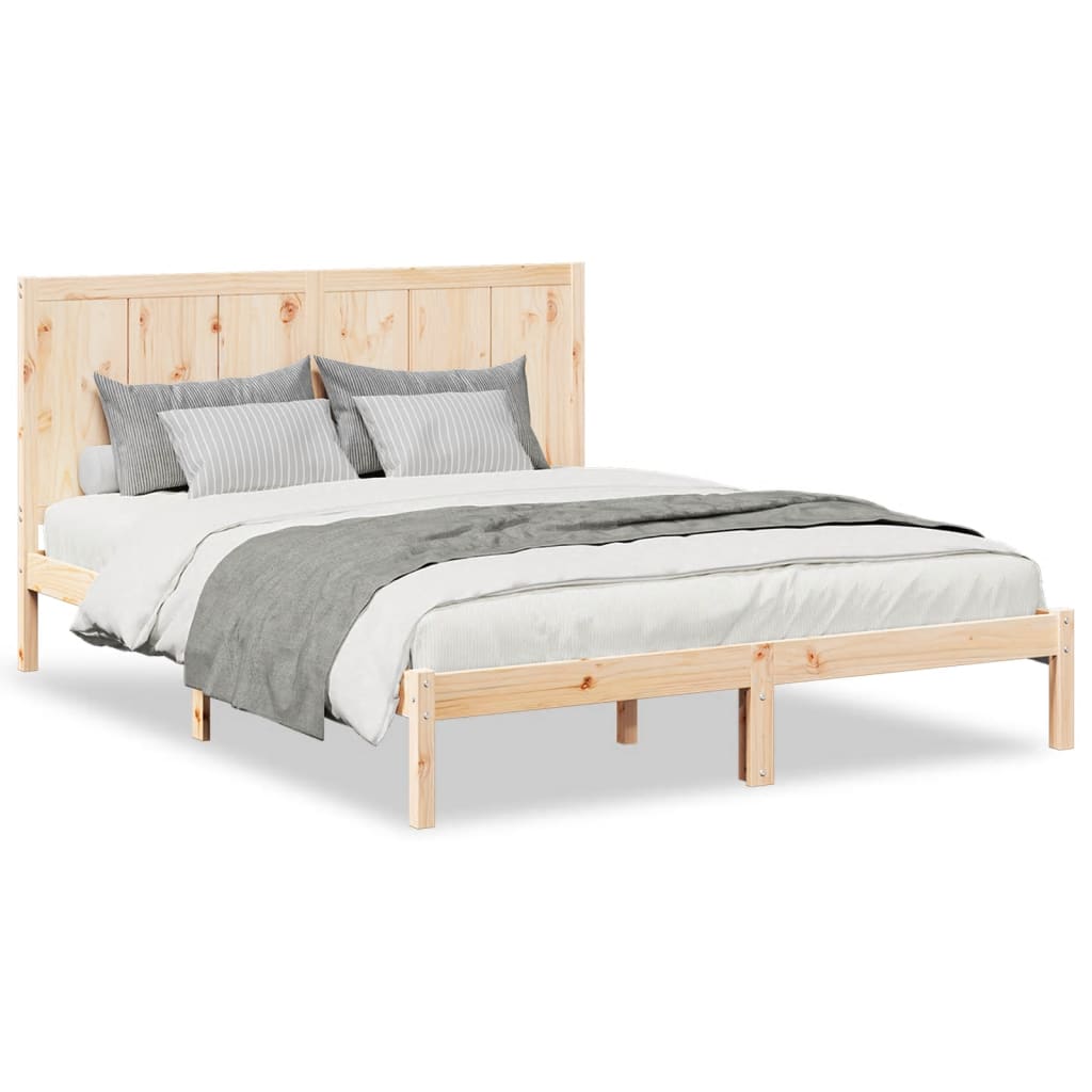 vidaXL Prodloužený rám postele bez matrace 140 x 220 cm masivní dřevo