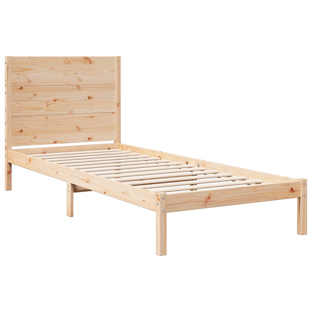vidaXL Extra dlhá posteľ bez matraca 90x220 cm masívne drevo