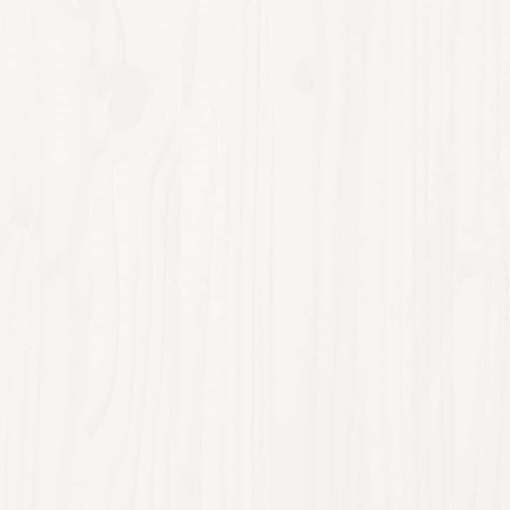 Ekstra lang sengeramme uten madrass hvit 140x210 cm heltre - Bilde 6