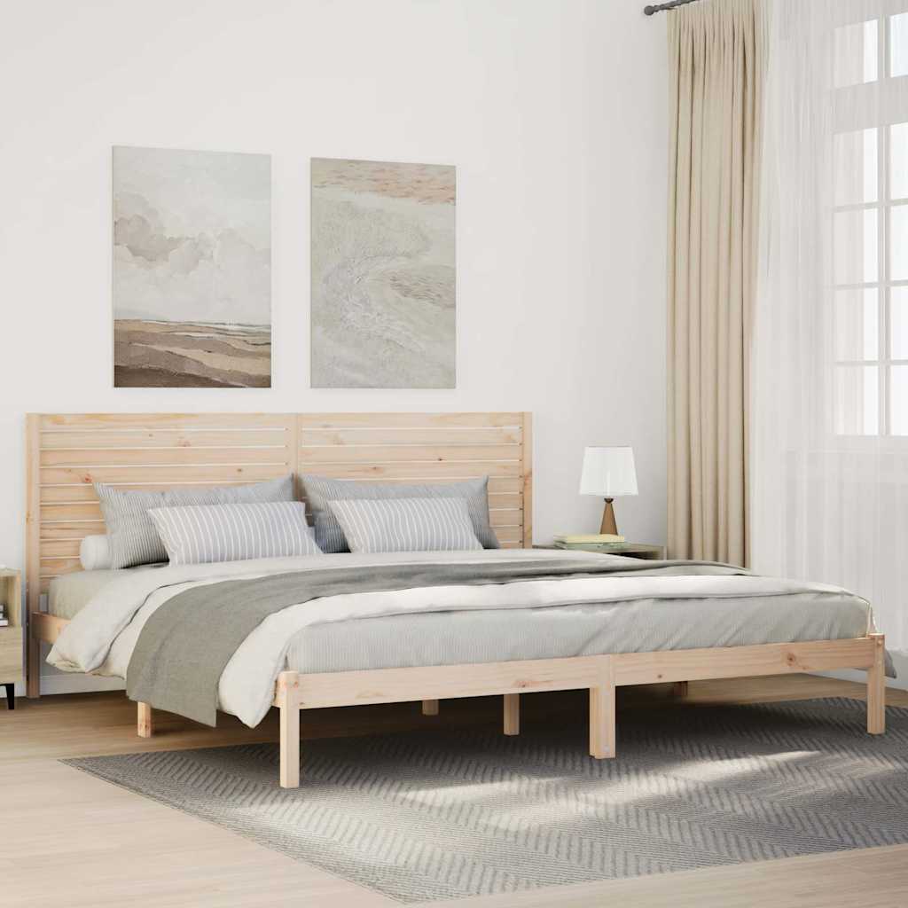 vidaXL Cadru pat foarte lung fără saltea, 180x210 cm, lemn masiv