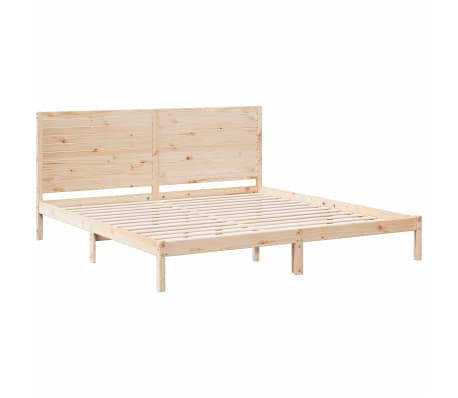 vidaXL Cama extralarga sin colchón madera maciza 200x220 cm