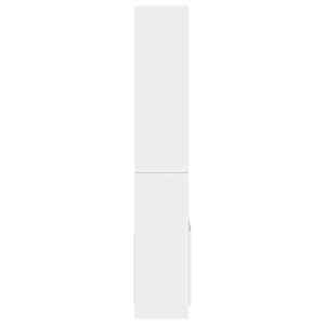 Skříň highboard bílá 63 x 33 x 180 cm kompozitní dřevo - obrázek 6