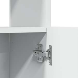 Skříň highboard bílá 63 x 33 x 180 cm kompozitní dřevo - obrázek 10