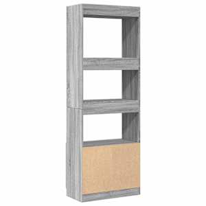 Skříň highboard šedá sonoma 63 x 33 x 180 cm kompozitní dřevo - obrázek 7