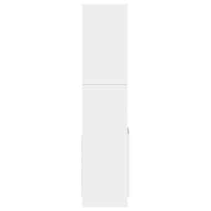 Skříň highboard bílá 92 x 33 x 140 cm kompozitní dřevo - obrázek 6