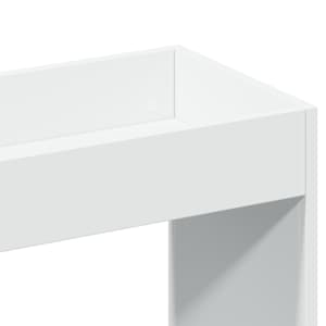 Skříň highboard bílá 92 x 33 x 140 cm kompozitní dřevo - obrázek 9