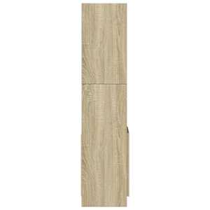 Skříň highboard dub sonoma 92 x 33 x 140 cm kompozitní dřevo - obrázek 6