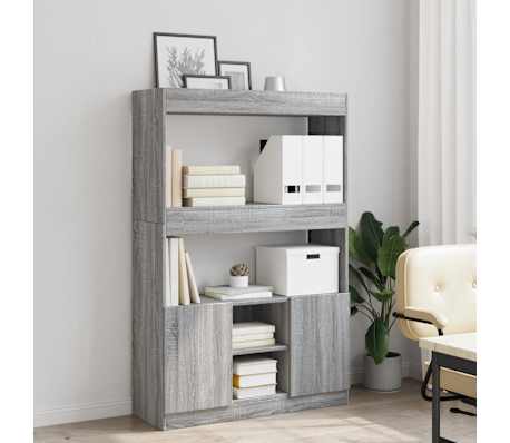 vidaXL sz&uuml;rke sonoma szerelt fa magasszekr&eacute;ny 92 x 33 x 140 cm