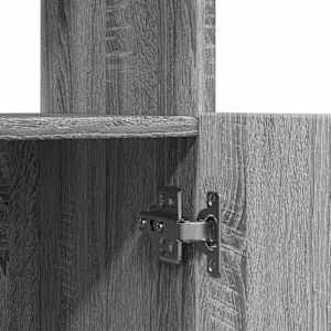 Skříň highboard šedá sonoma 92 x 33 x 140 cm kompozitní dřevo - obrázek 12