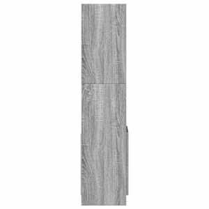 Skříň highboard šedá sonoma 92 x 33 x 140 cm kompozitní dřevo - obrázek 8