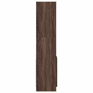 Skříň highboard hnědý dub 92 x 33 x 140 cm kompozitní dřevo - obrázek 6