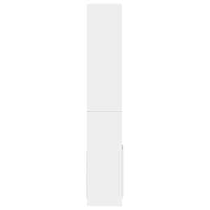 Skříň highboard bílá 92 x 33 x 180 cm kompozitní dřevo - obrázek 6