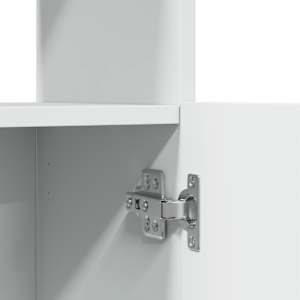 Skříň highboard bílá 92 x 33 x 180 cm kompozitní dřevo - obrázek 10