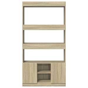 Skříň highboard dub sonoma 92 x 33 x 180 cm kompozitní dřevo - obrázek 5