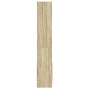 Skříň highboard dub sonoma 92 x 33 x 180 cm kompozitní dřevo - obrázek 6