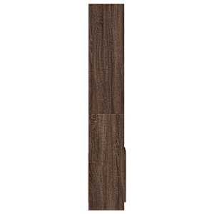 Skříň highboard hnědý dub 92 x 33 x 180 cm kompozitní dřevo - obrázek 6