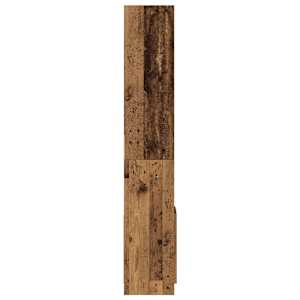Skříň highboard old wood 92 x 33 x 180 cm kompozitní dřevo - obrázek 6