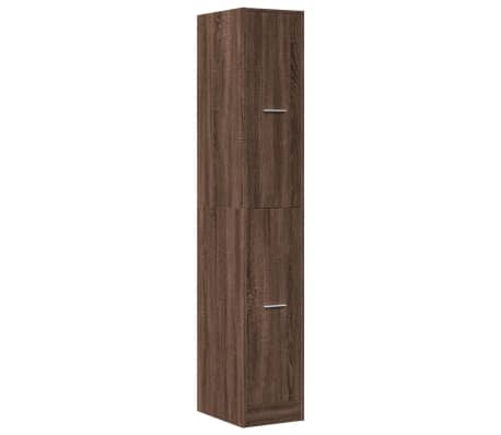vidaXL Armario botiqu&iacute;n madera ingenier&iacute;a marr&oacute;n roble 30x41x174,5 cm