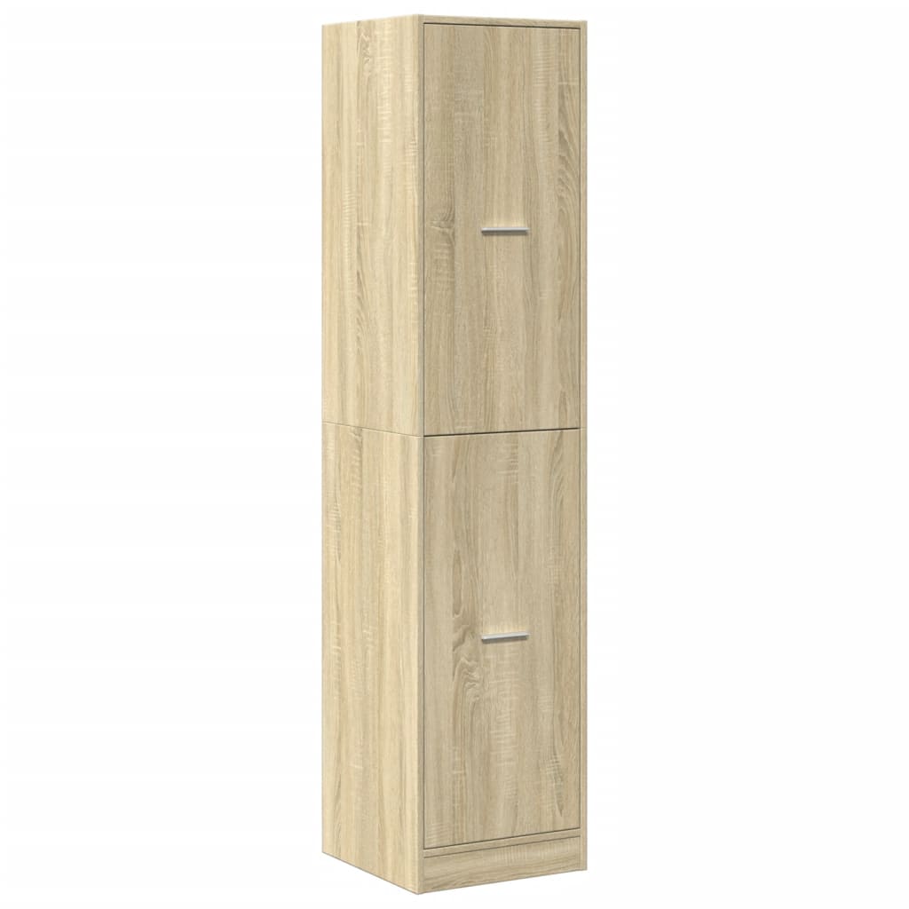 vidaXL Apothekerskast 40x41x174,5 cm bewerkt hout sonoma eikenkleurig